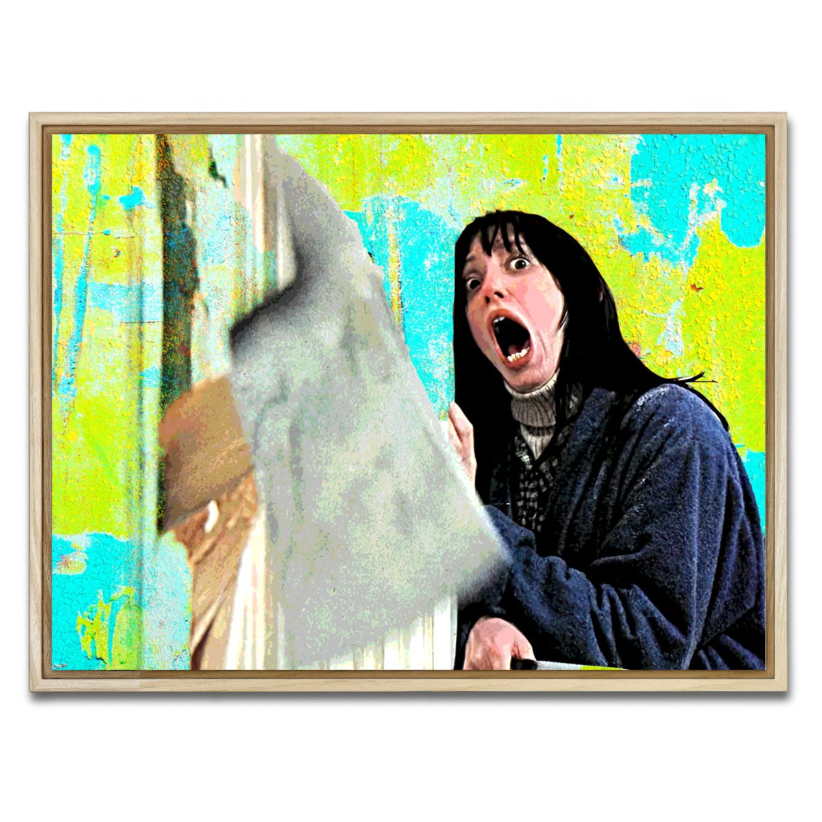 AUTO-MOCKUP WHITE | Here's Johnny | 1 Piece | Natural Framed Canvas | group=4x3