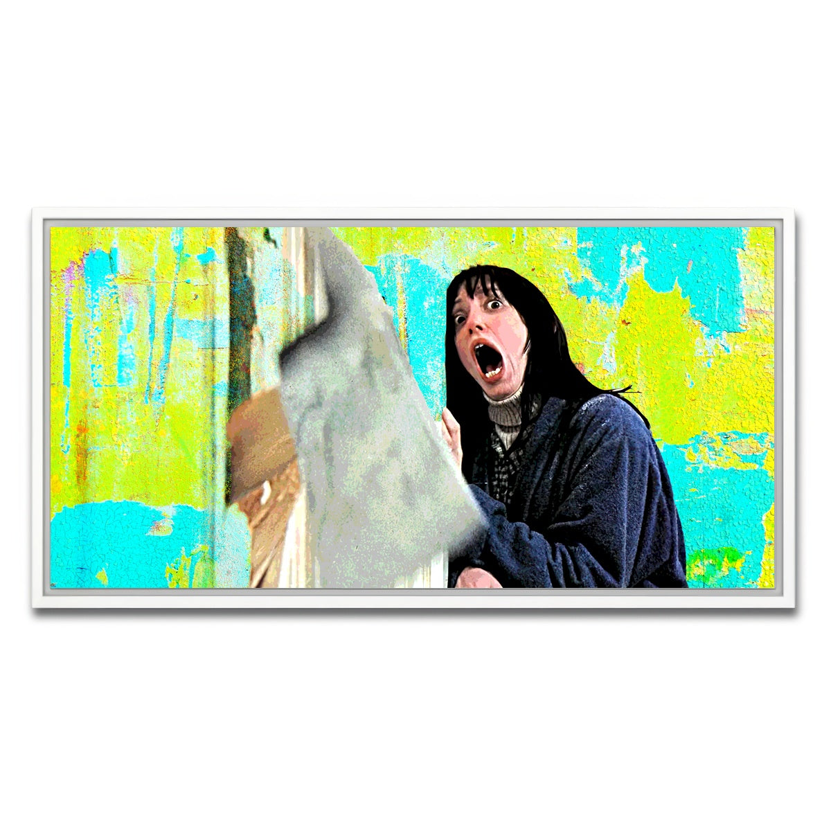 AUTO-MOCKUP WHITE | Here's Johnny | 1 Piece | White Framed Canvas | group=2x1