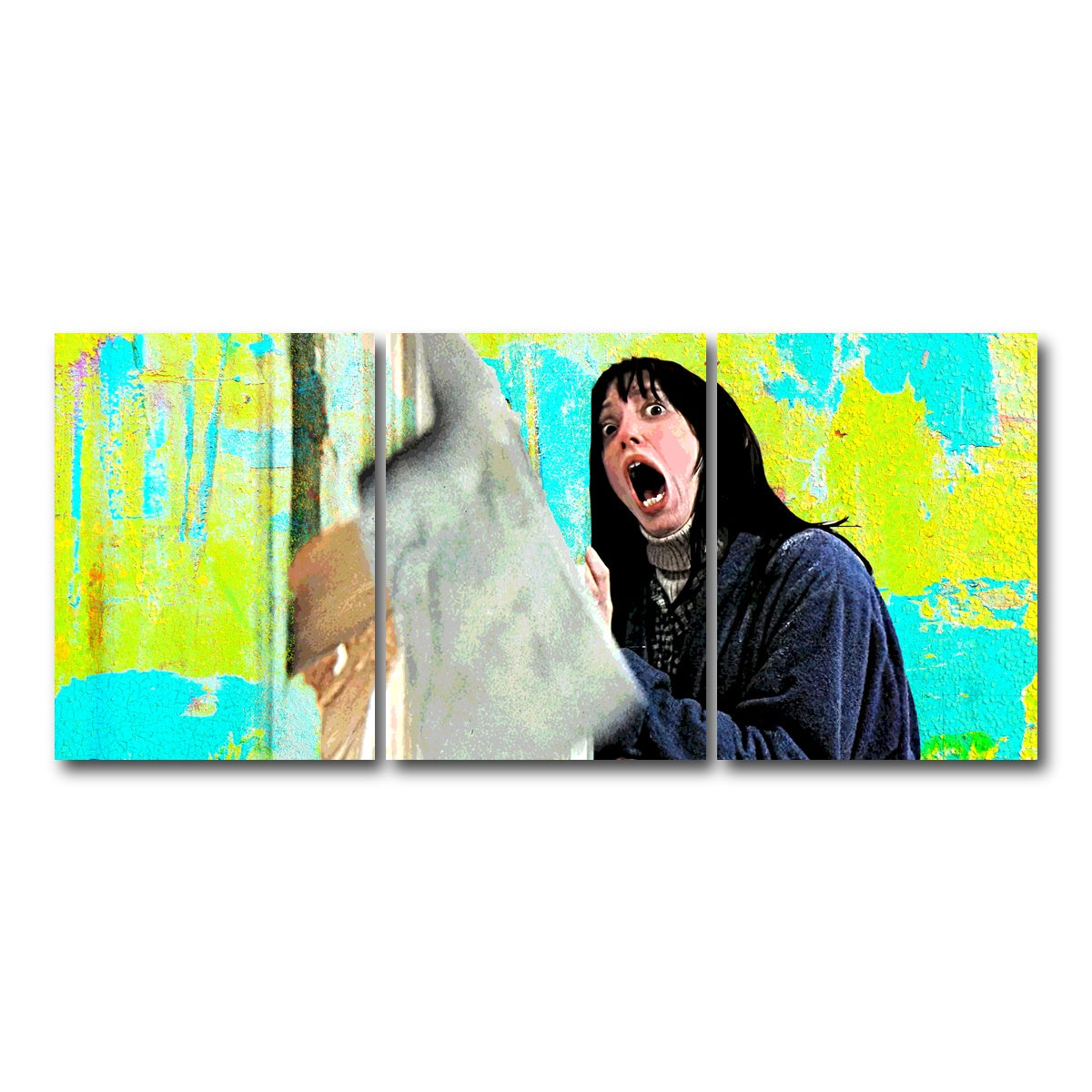 AUTO-MOCKUP WHITE | Here's Johnny | 3 Piece | Gallery Wrap Canvas | group=18x24
