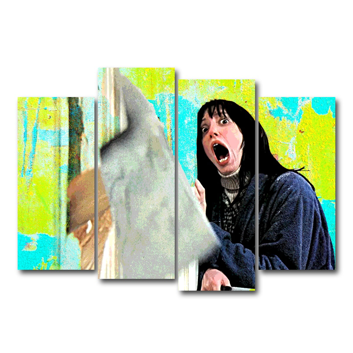 AUTO-MOCKUP WHITE | Here's Johnny | 4 Piece | Gallery Wrap Canvas | group=4_normal