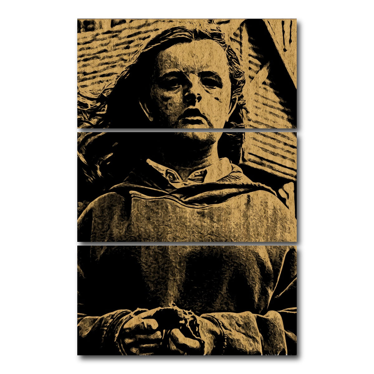 AUTO-MOCKUP WHITE | Hereditary - Charlie | 3 Piece | Gallery Wrap Canvas | group=12x24_stacked