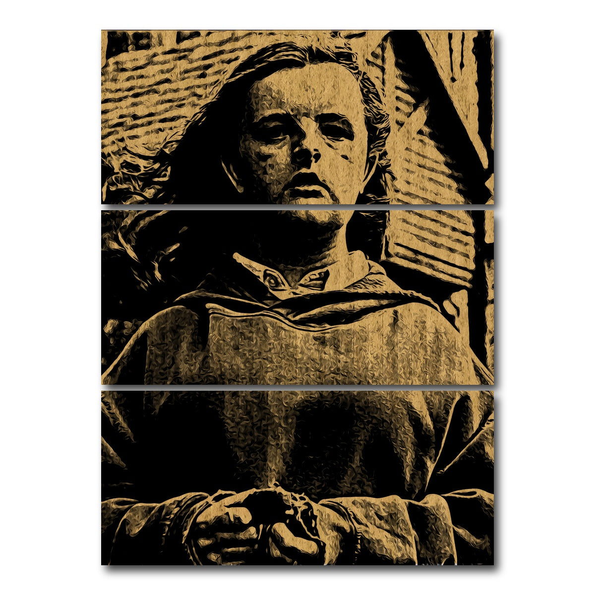 AUTO-MOCKUP WHITE | Hereditary - Charlie | 3 Piece | Gallery Wrap Canvas | group=8x18_stacked