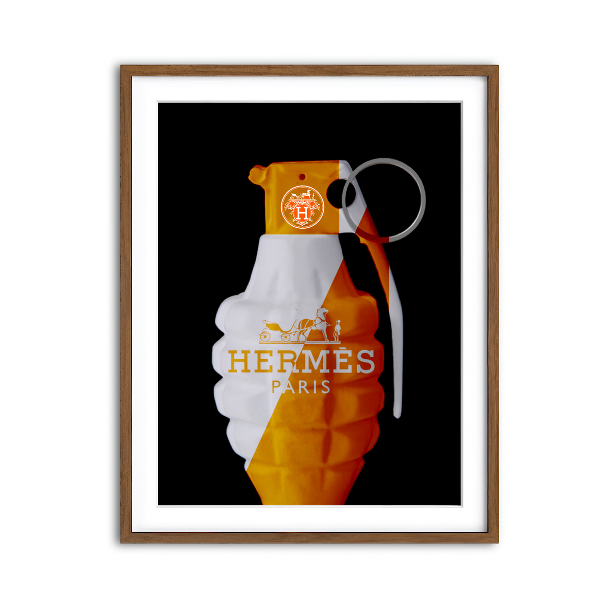 Framed Print 3x4 Walnut