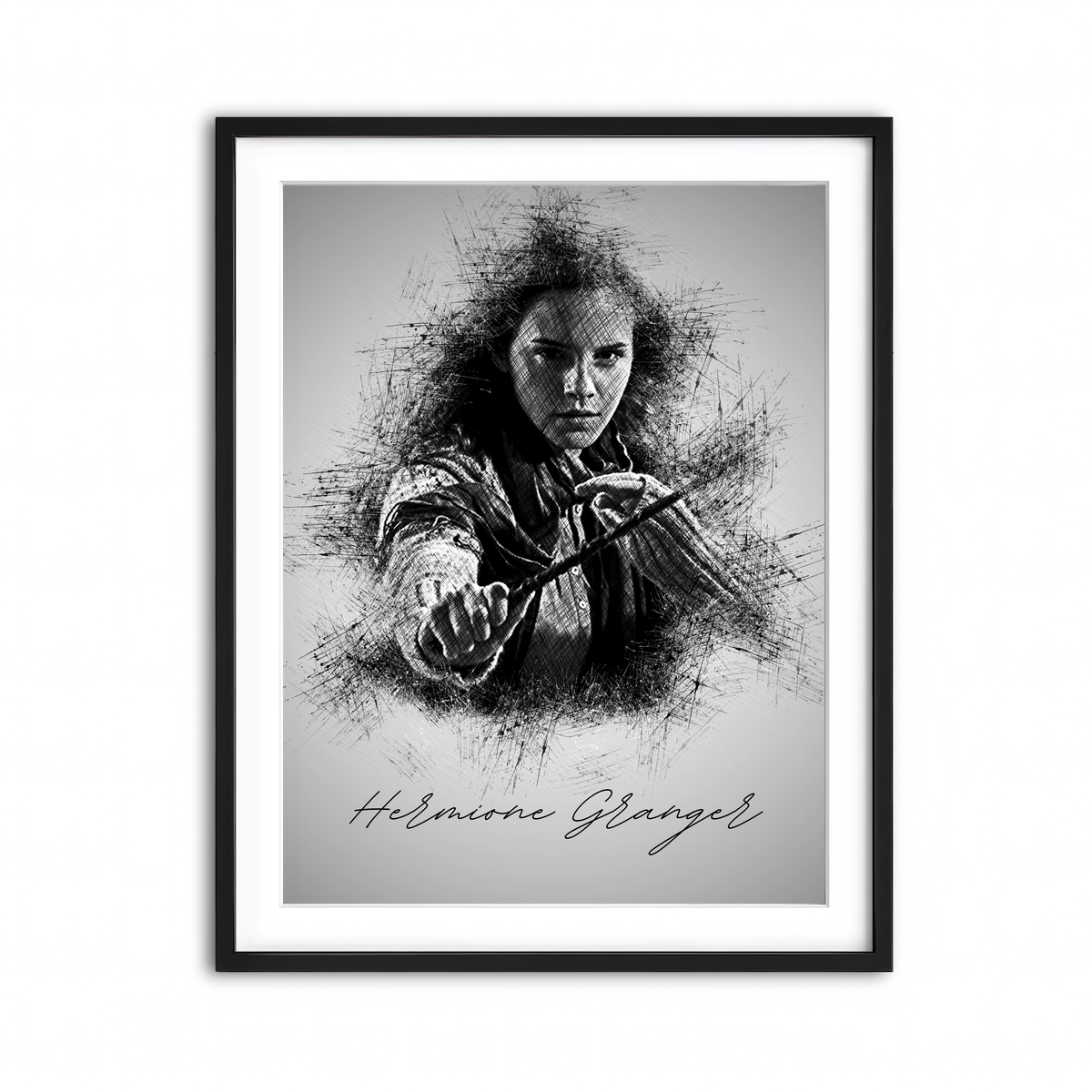 Framed Print 3x4 Black