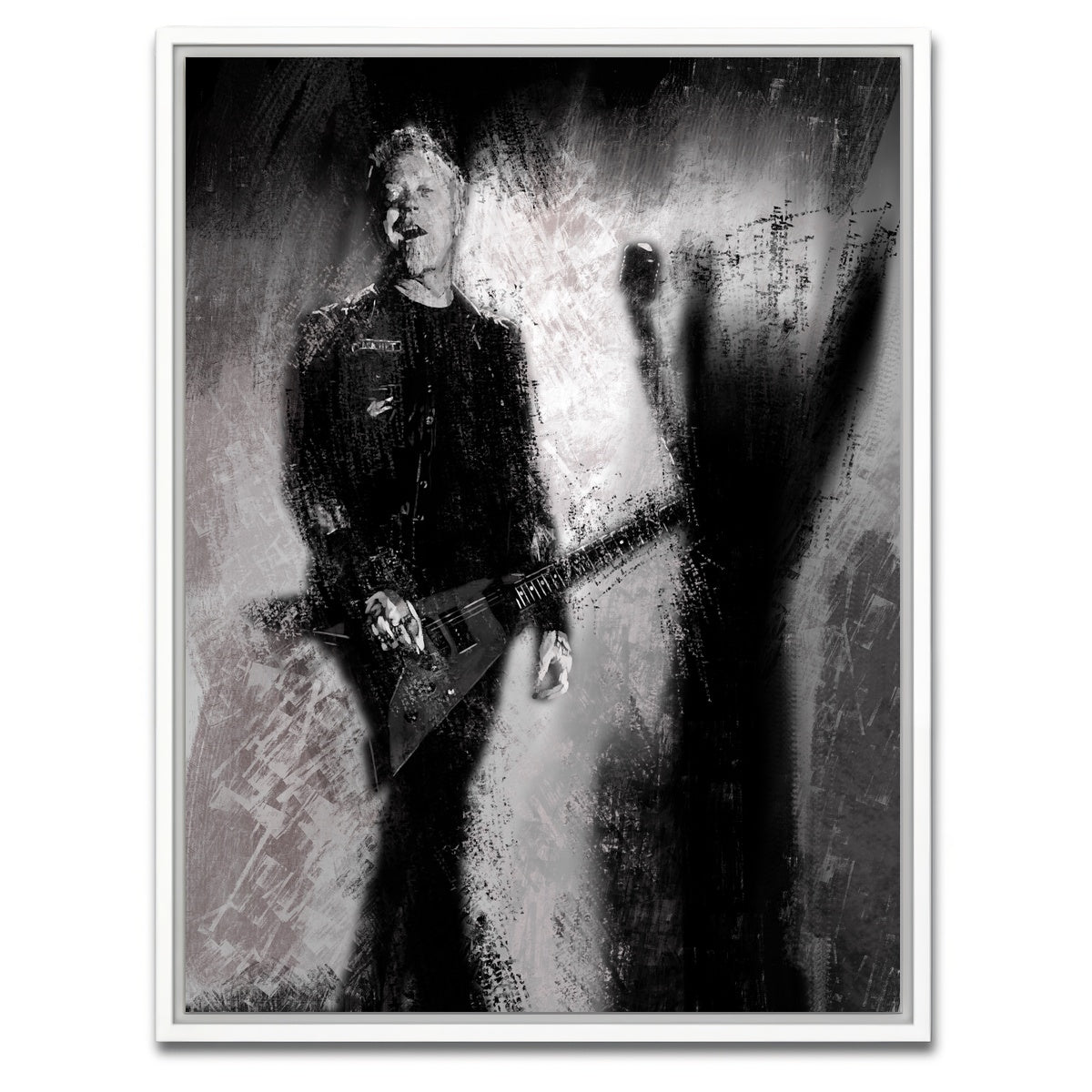 AUTO-MOCKUP WHITE | Hetfield | 1 Piece | White Framed Canvas | group=3x4