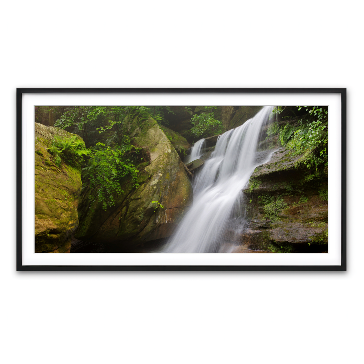 Framed Print 2x1 Black