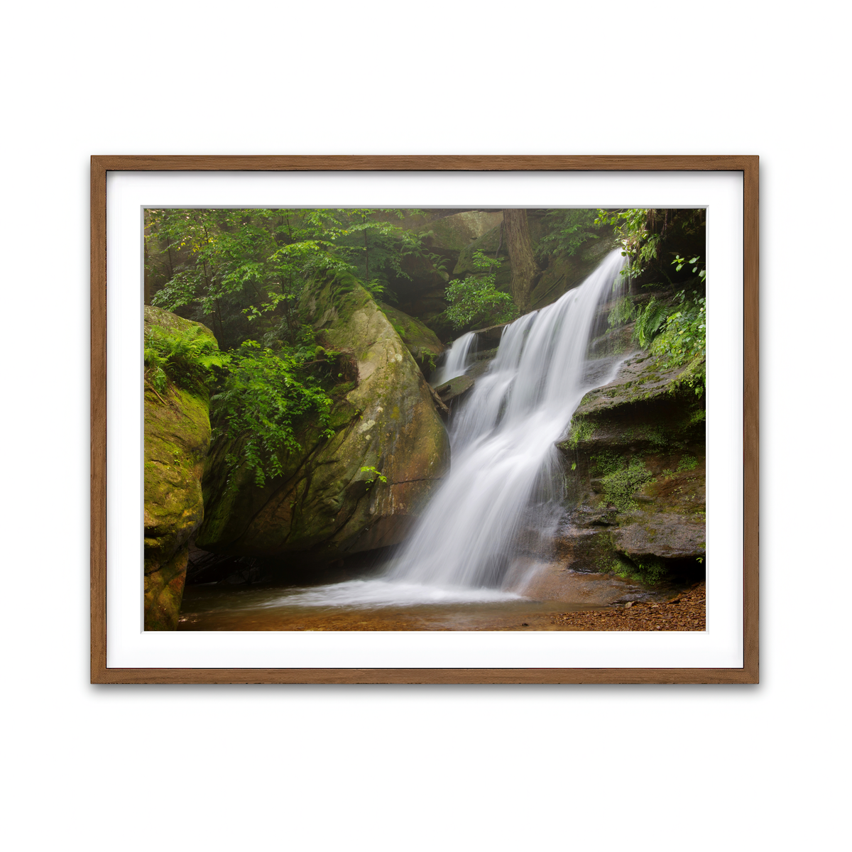 Framed Print 4x3 Walnut