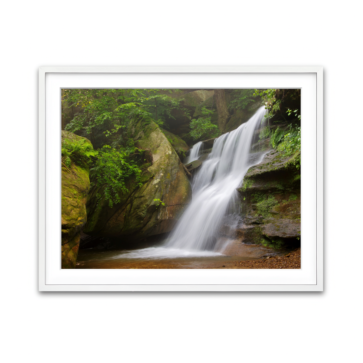 Framed Print 4x3 White