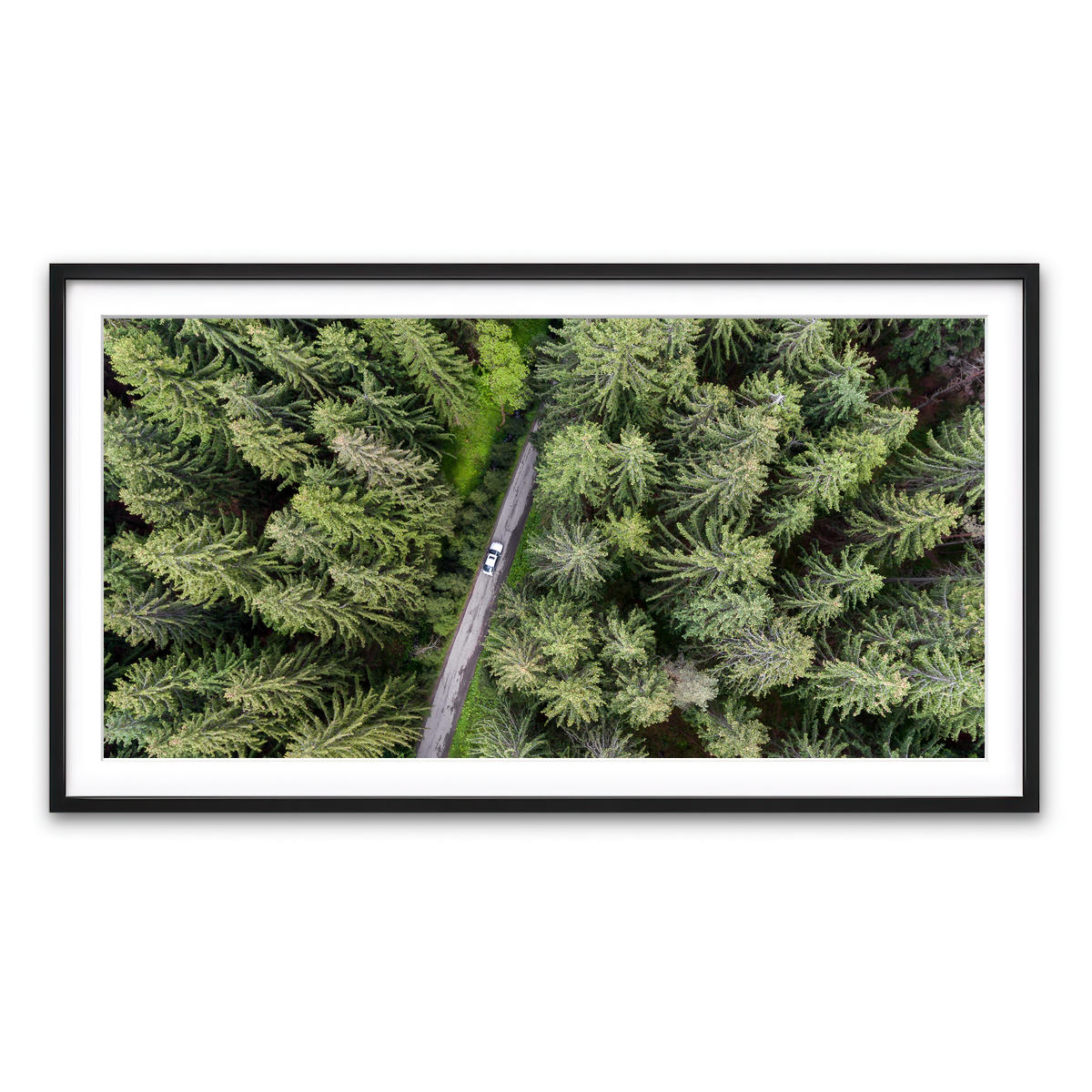 Framed Print 2x1 Black