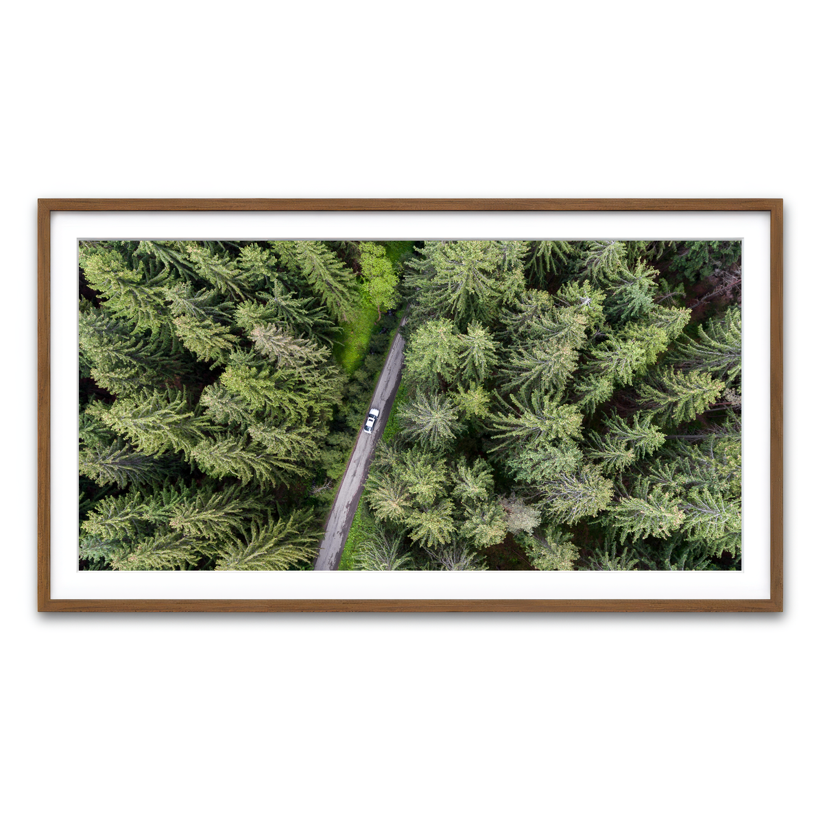 Framed Print 2x1 Walnut