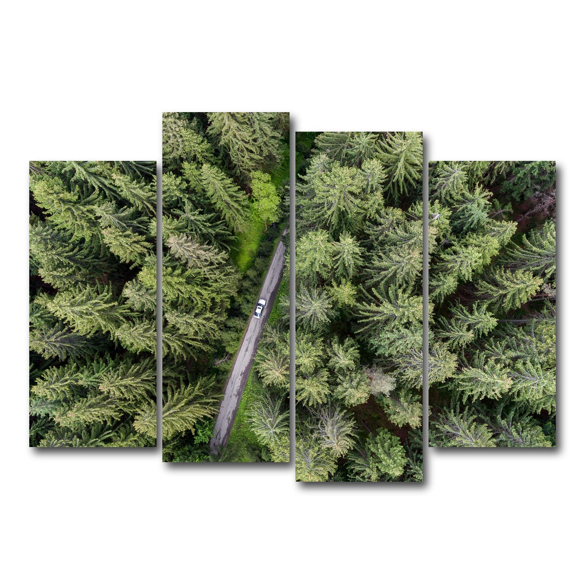 AUTO-MOCKUP WHITE | Hidden Road | 4 Piece | Gallery Wrap Canvas | group=4_normal