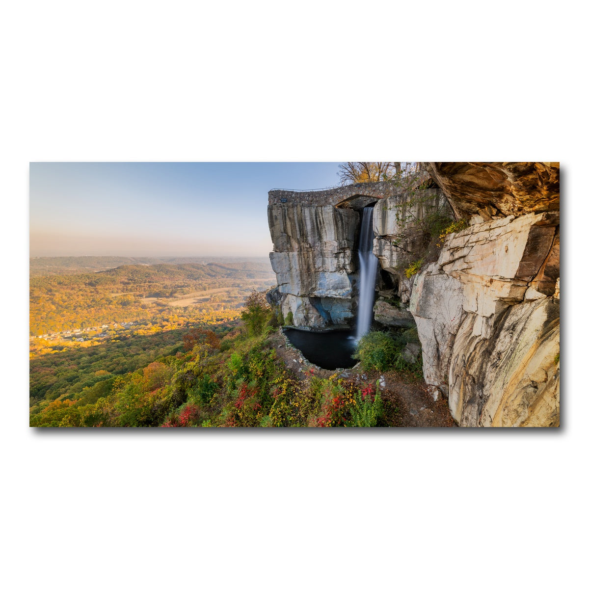 AUTO-MOCKUP WHITE | High Falls at Lookout Mountain | 1 Piece | Gallery Wrap Canvas | group=2x1
