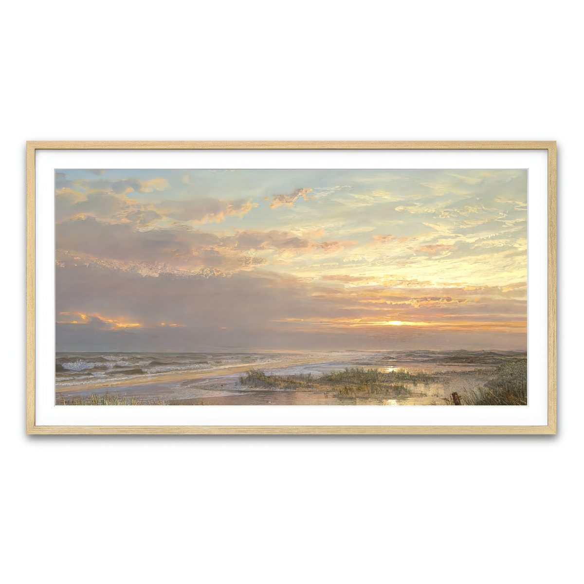 Framed Print 2x1 Natural