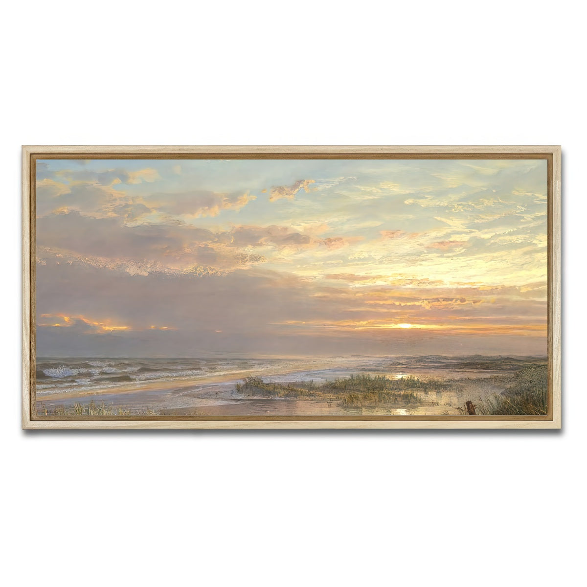 AUTO-MOCKUP WHITE | High Tide | 1 Piece | Natural Framed Canvas | group=2x1