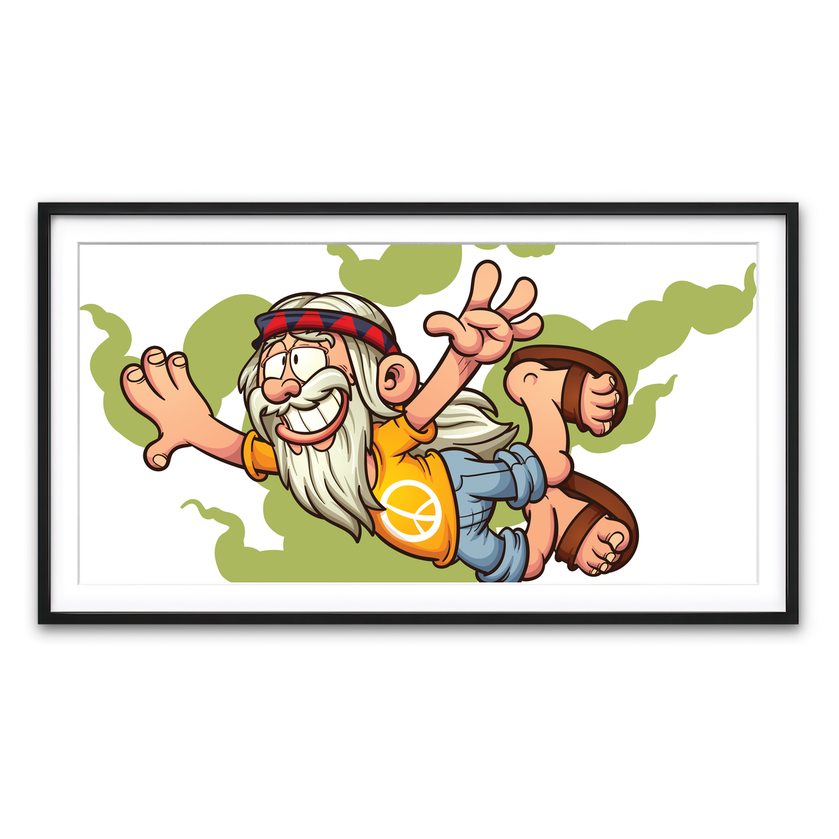 Framed Print 2x1 Black