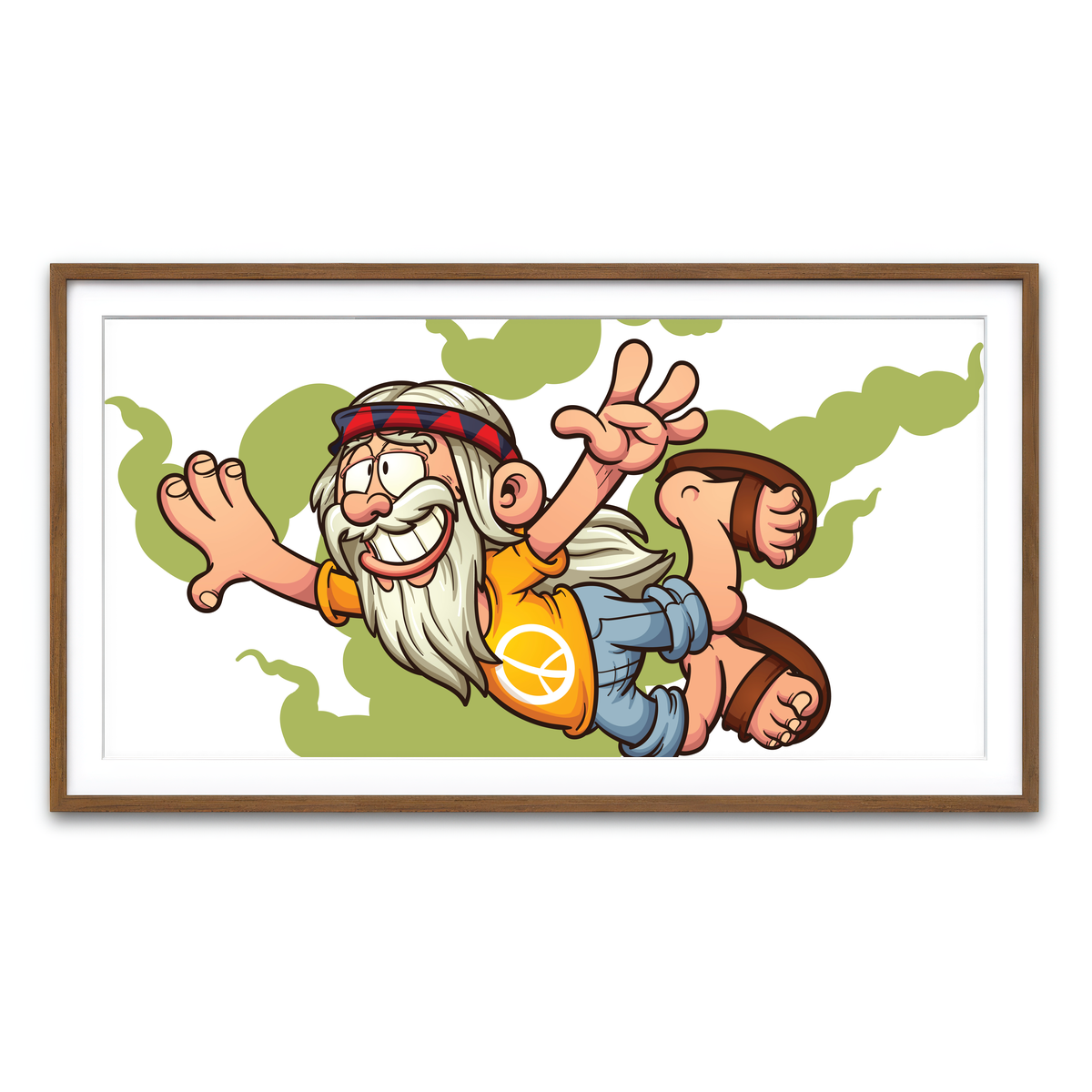 Framed Print 2x1 Walnut