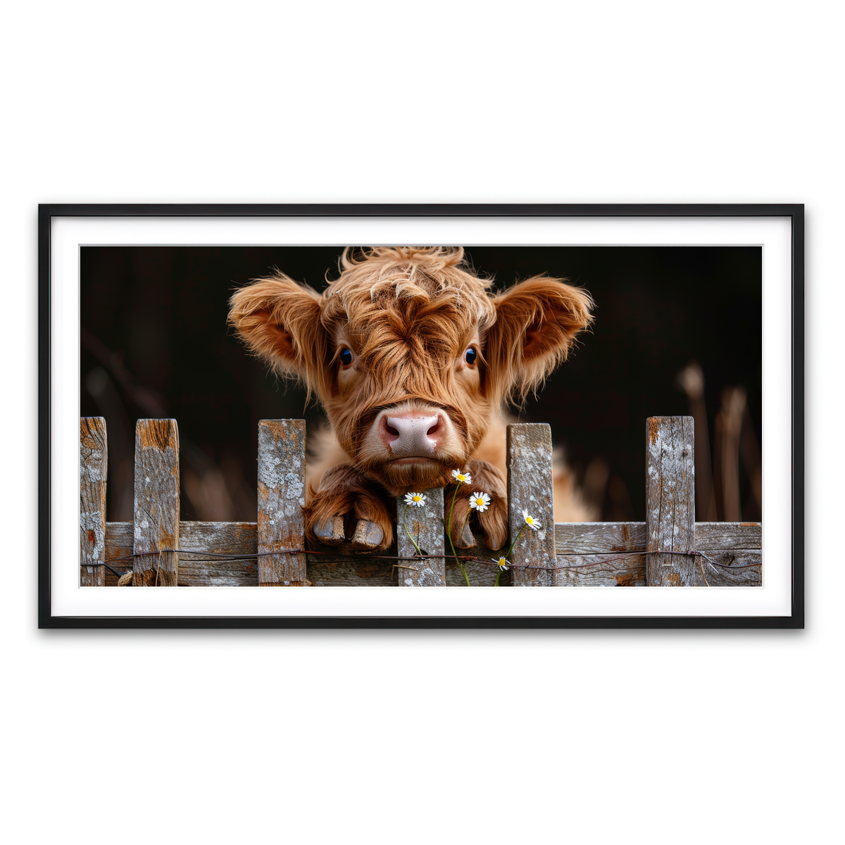 Framed Print 2x1 Black