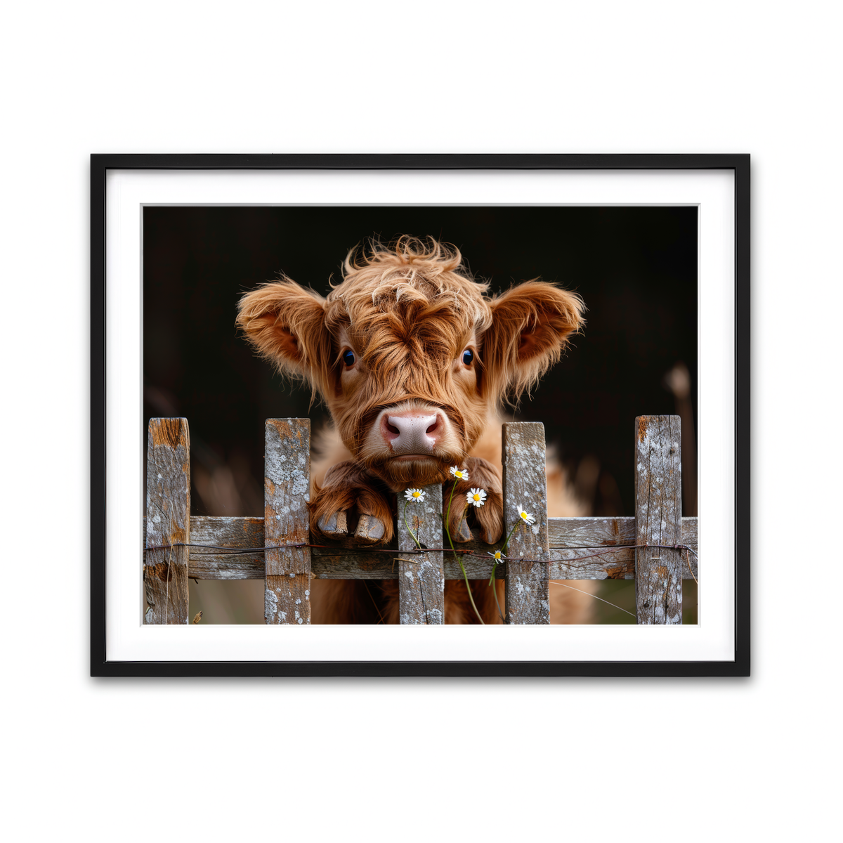 Framed Print 4x3 Black