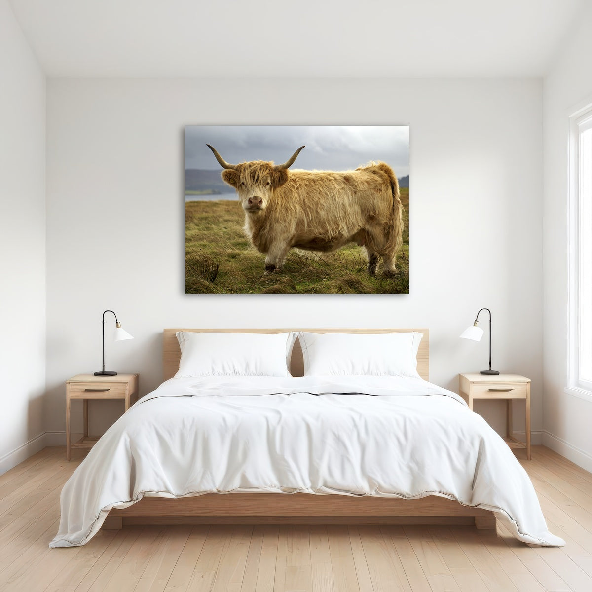 AUTO-MOCKUP ROOM | Highland Cow - Countryside