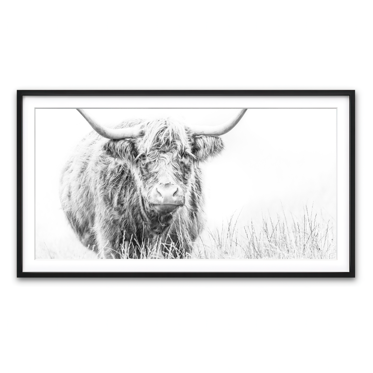 Framed Print 2x1 Black