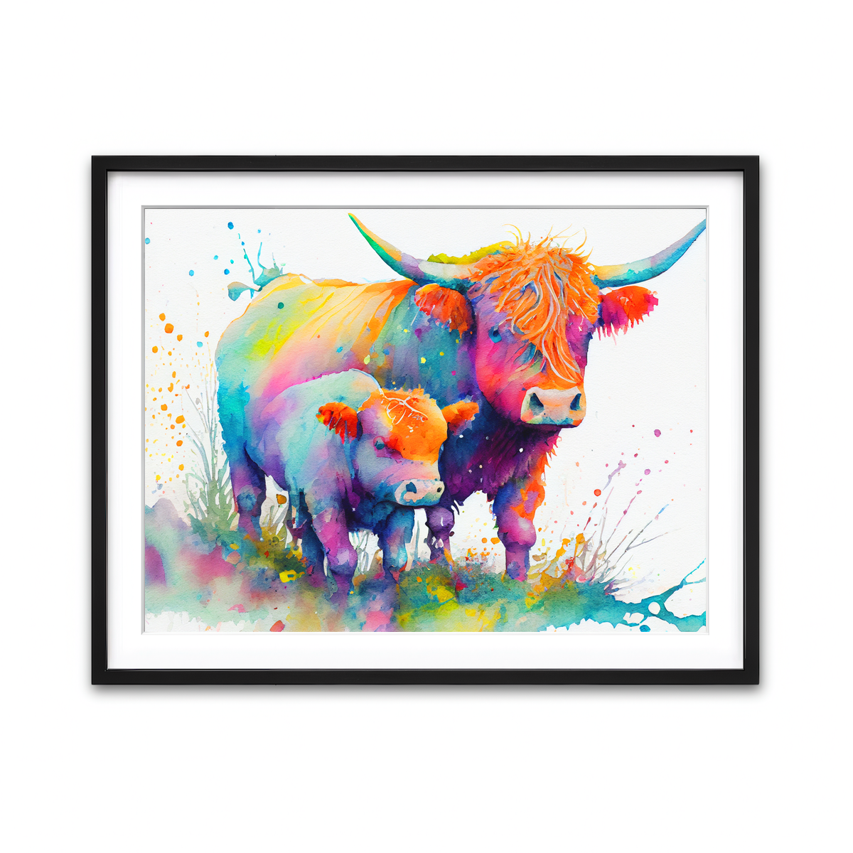 Framed Print 4x3 Black