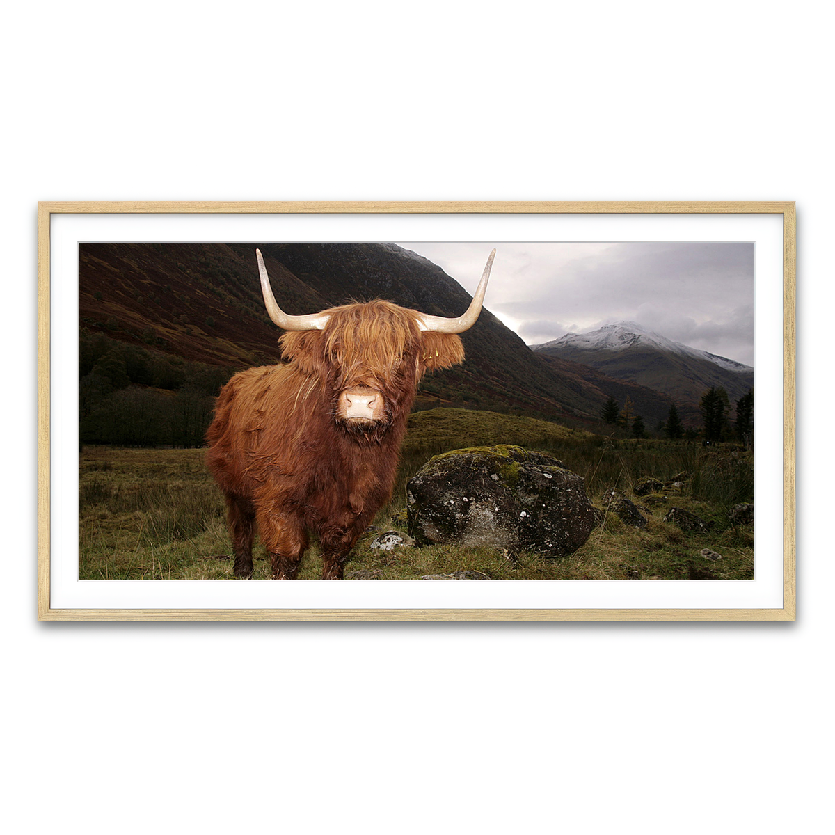 Framed Print 2x1 Natural