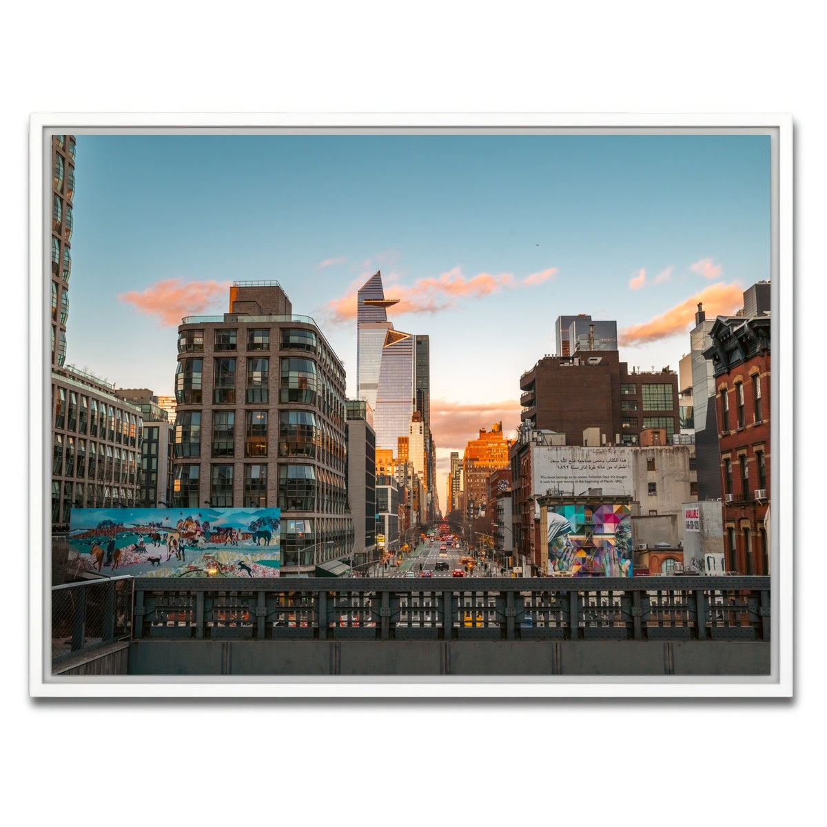 AUTO-MOCKUP WHITE | Highline Walk | 1 Piece | White Framed Canvas | group=4x3