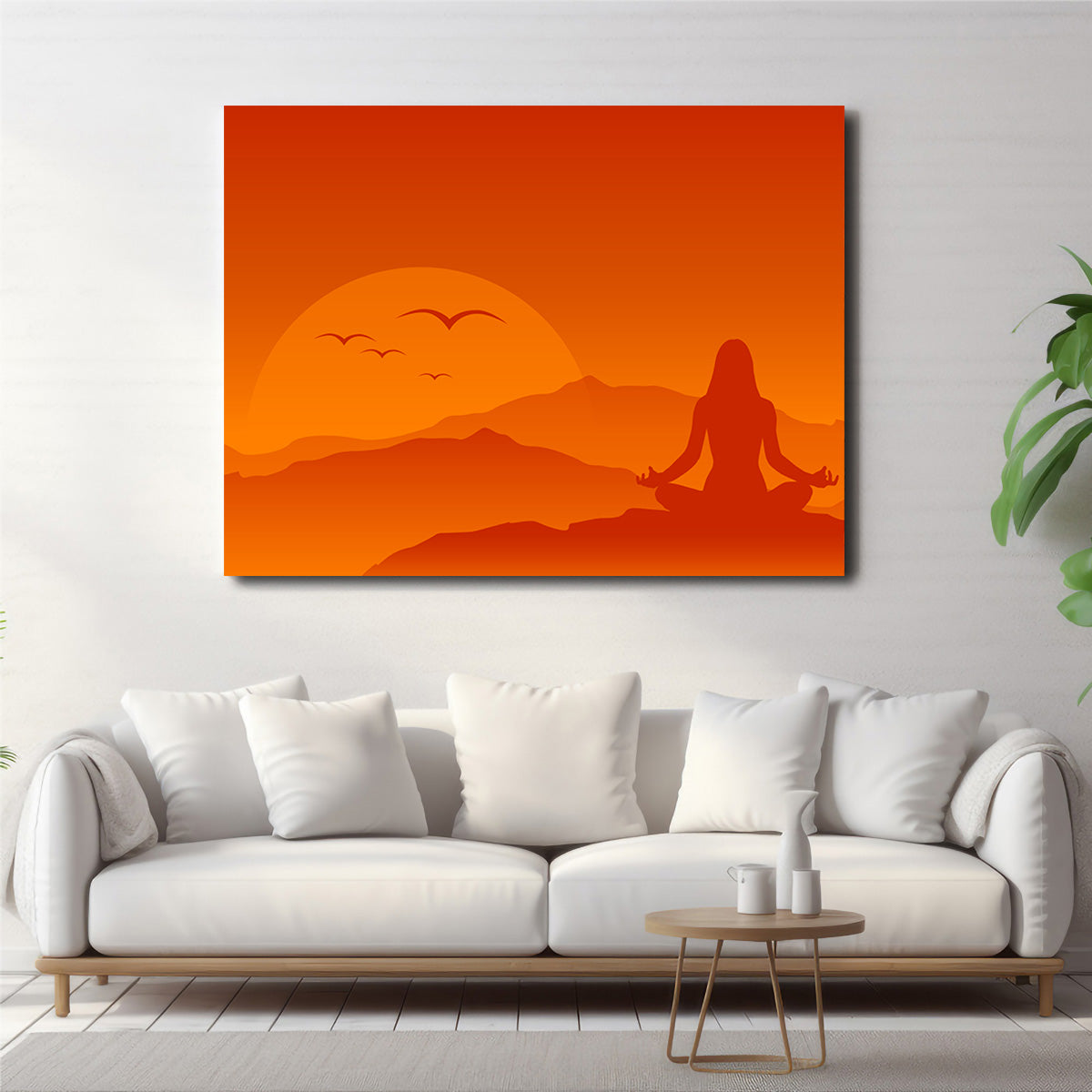Hilltop Meditation Wall Art