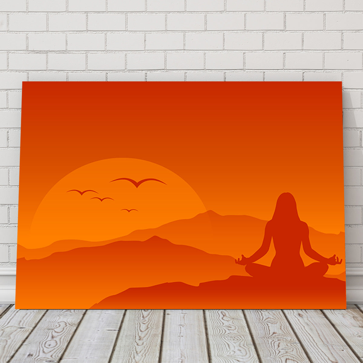 Hilltop Meditation Wall Art
