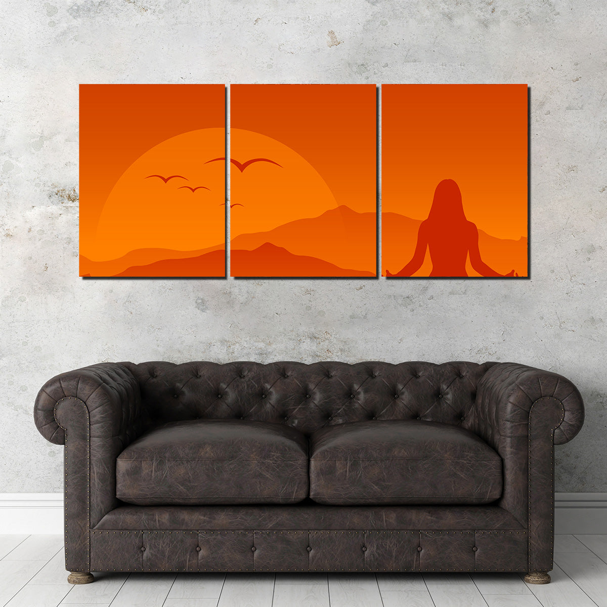 Hilltop Meditation Wall Art