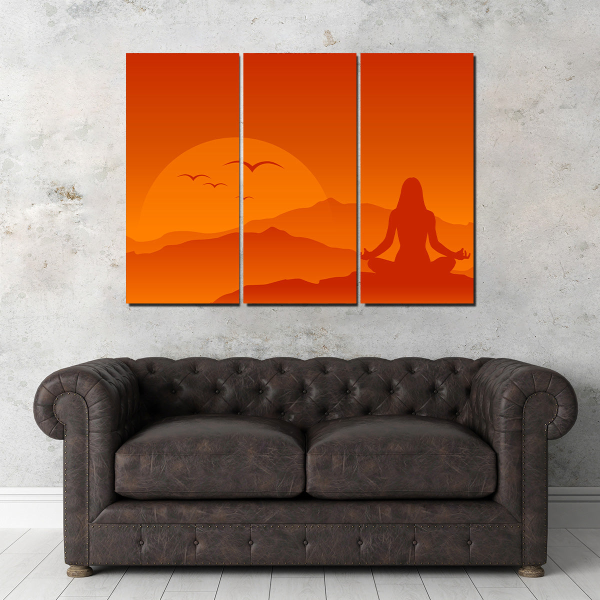 Hilltop Meditation Wall Art