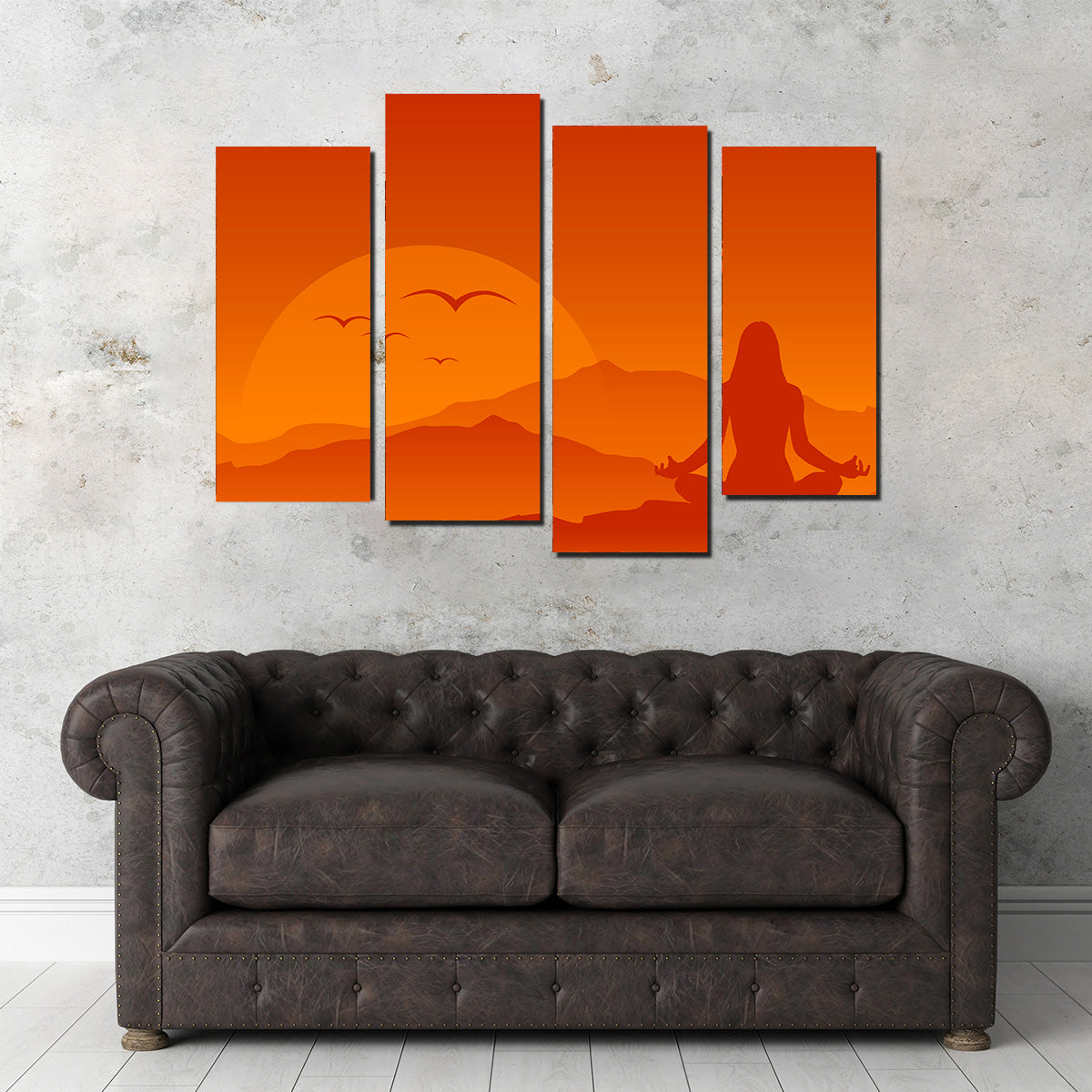 Hilltop Meditation Wall Art