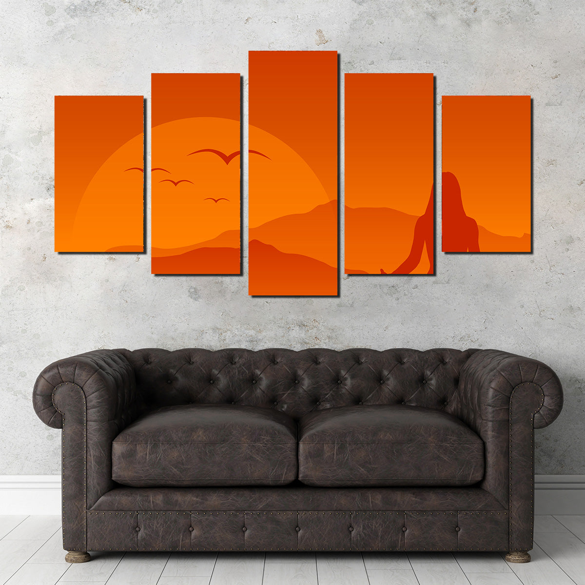 Hilltop Meditation Wall Art