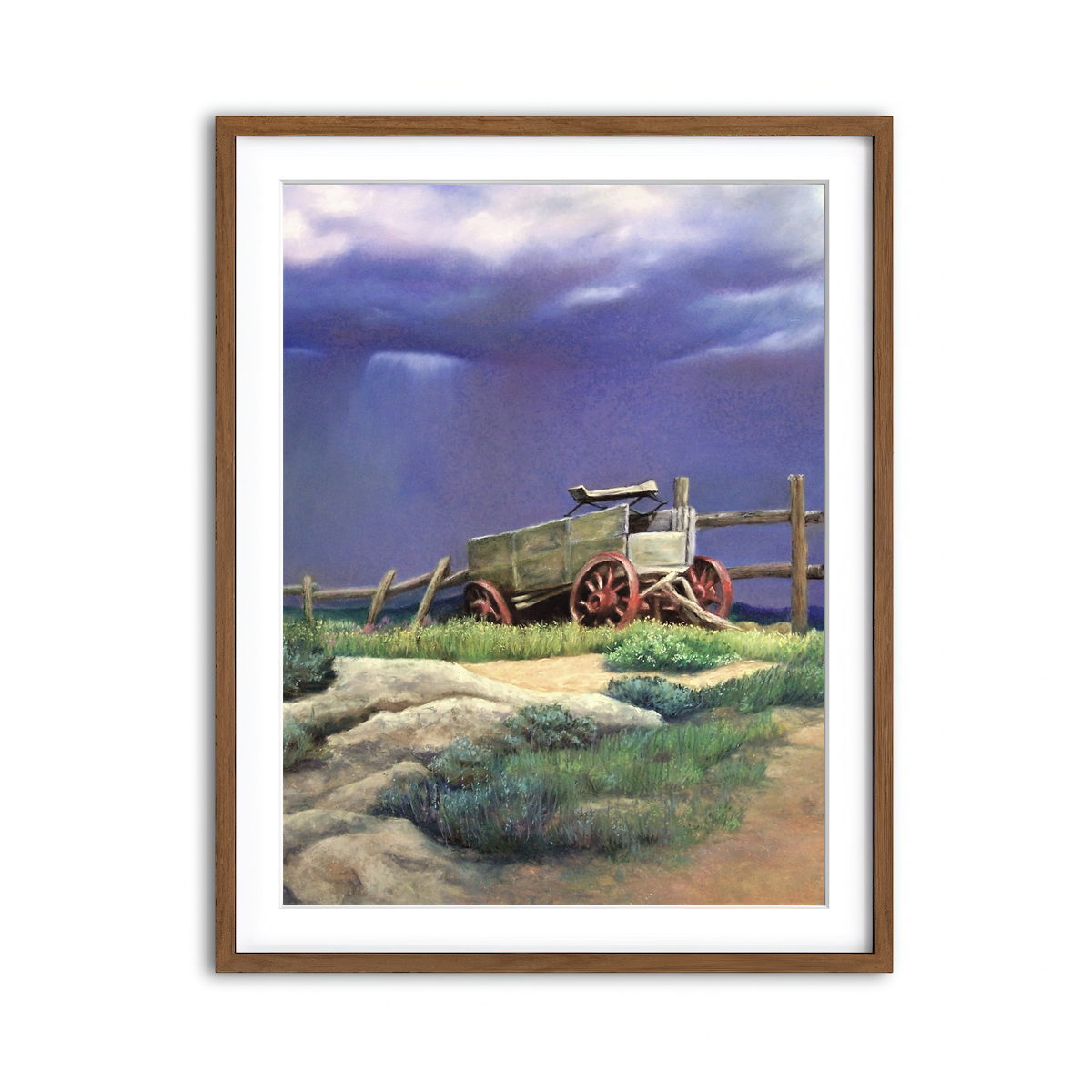 Framed Print 3x4 Walnut