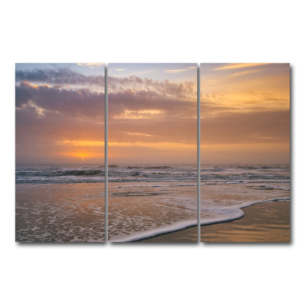 AUTO-MOCKUP WHITE | Hilton Head SC | 3 Piece | Gallery Wrap Canvas | group=12x24