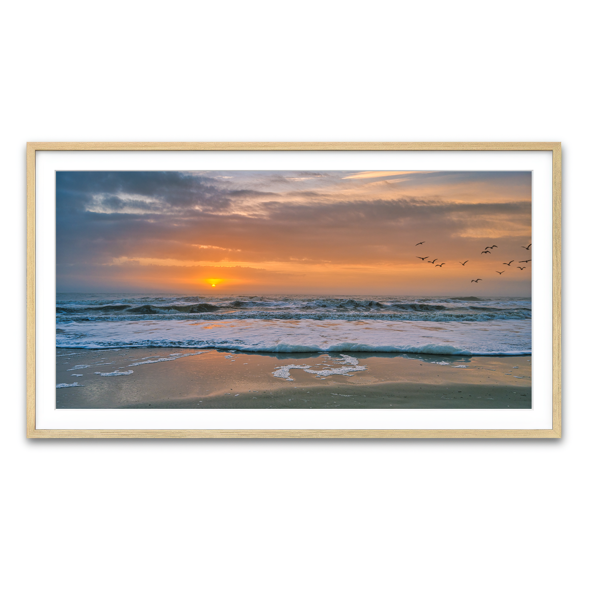 Framed Print 2x1 Natural