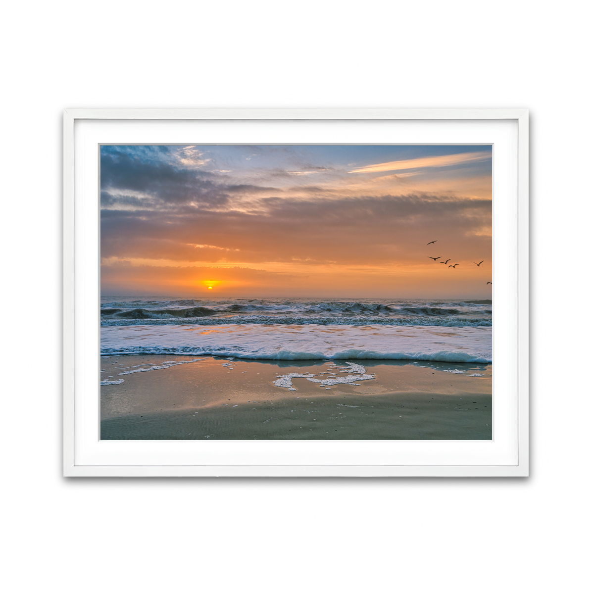 Framed Print 4x3 White