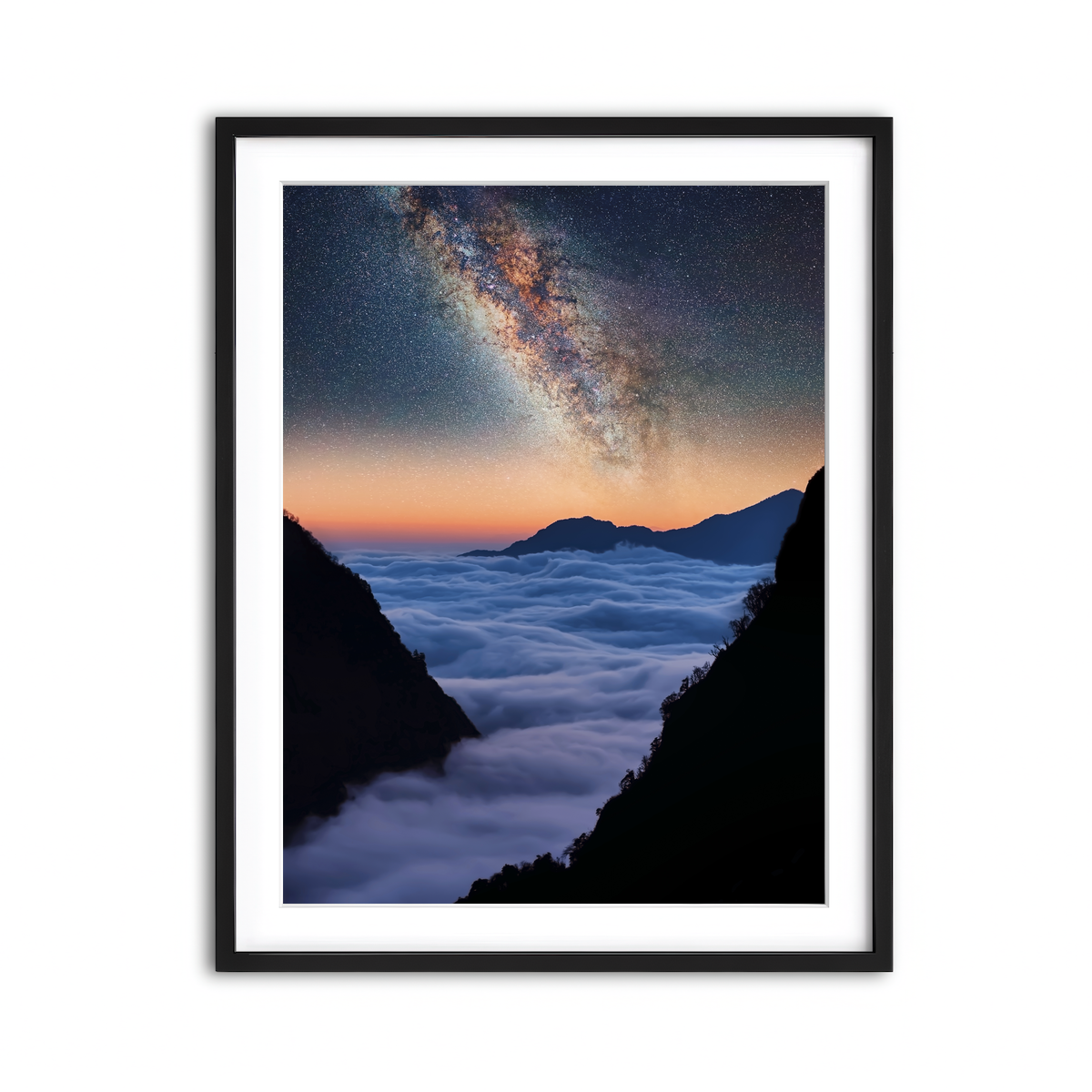 Framed Print 3x4 Black