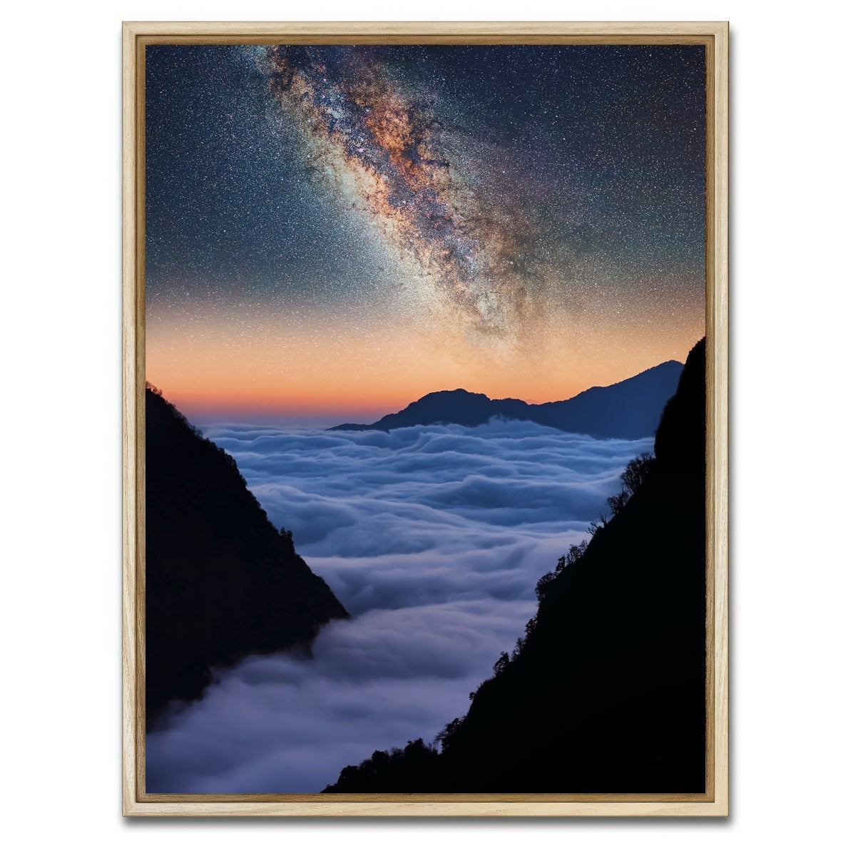 AUTO-MOCKUP WHITE | Himalayan Night | 1 Piece | Natural Framed Canvas | group=3x4