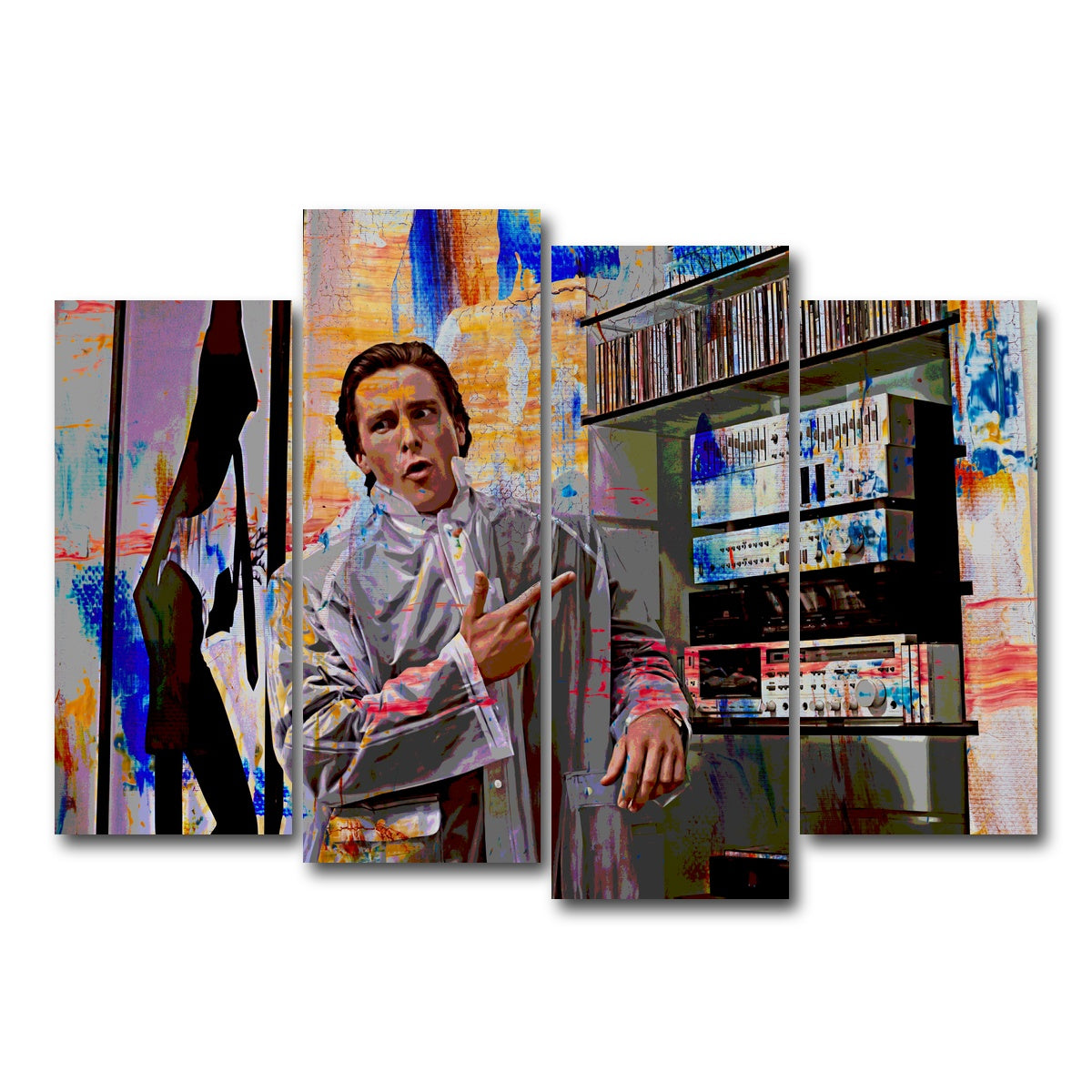 AUTO-MOCKUP WHITE | Hip to Be Square | 4 Piece | Gallery Wrap Canvas | group=4_normal