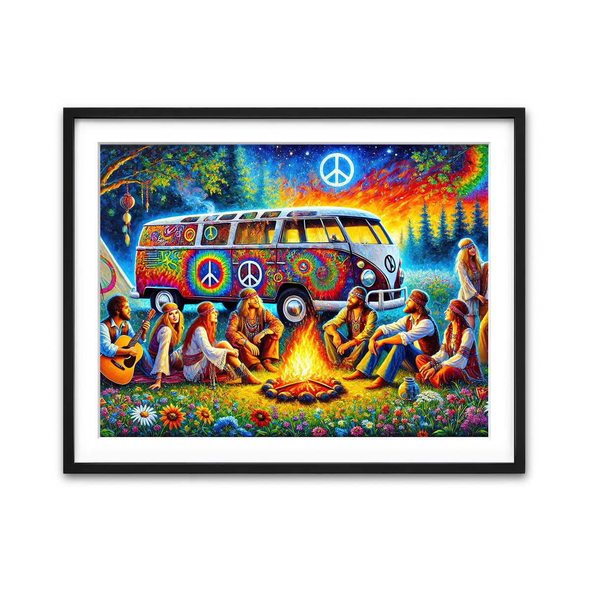 Framed Print 4x3 Black