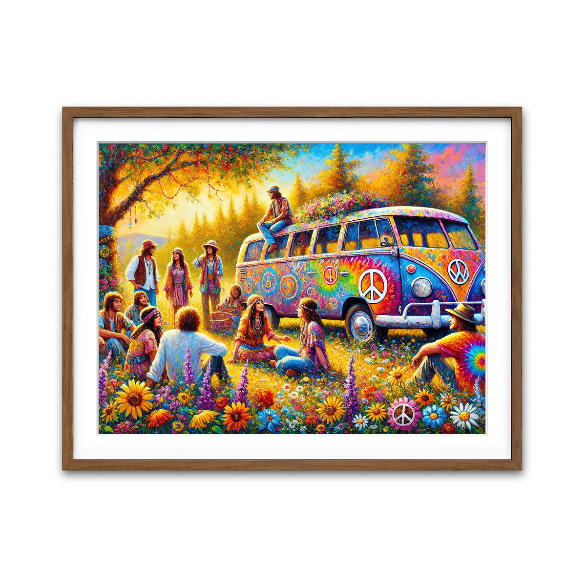 Framed Print 4x3 Walnut