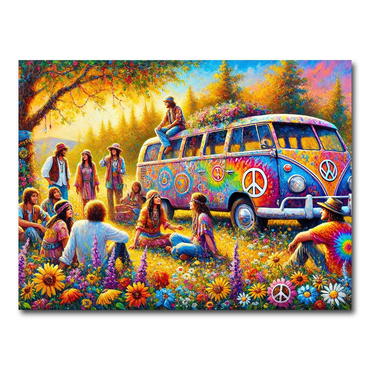 AUTO-MOCKUP WHITE | Hippie Life | 1 Piece | Gallery Wrap Canvas | group=4x3