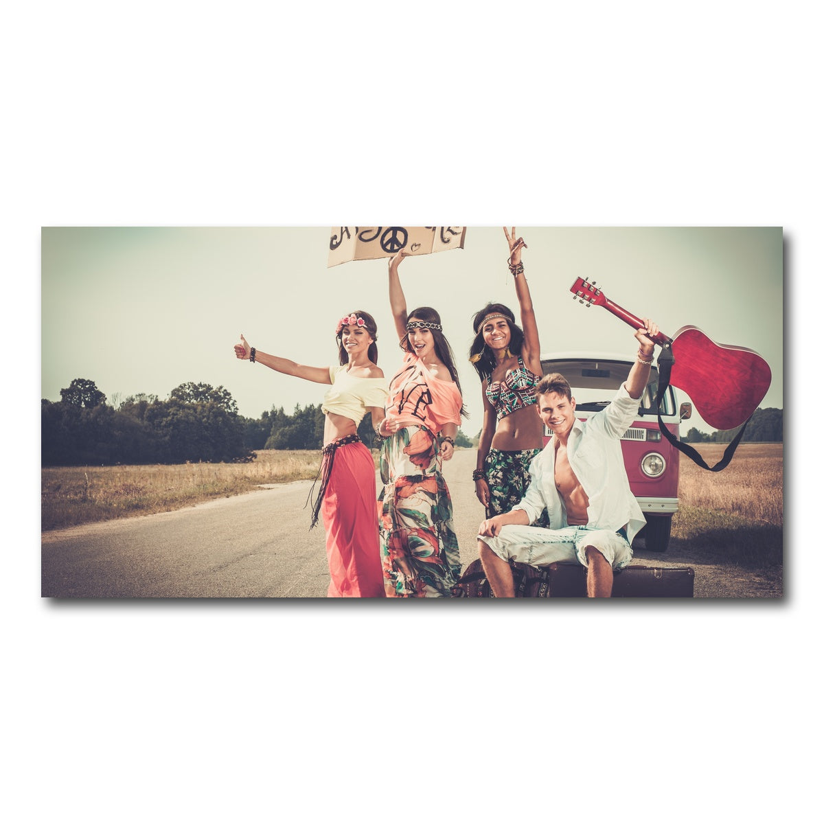 AUTO-MOCKUP WHITE | Hippie Road Trip | 1 Piece | Gallery Wrap Canvas | group=2x1