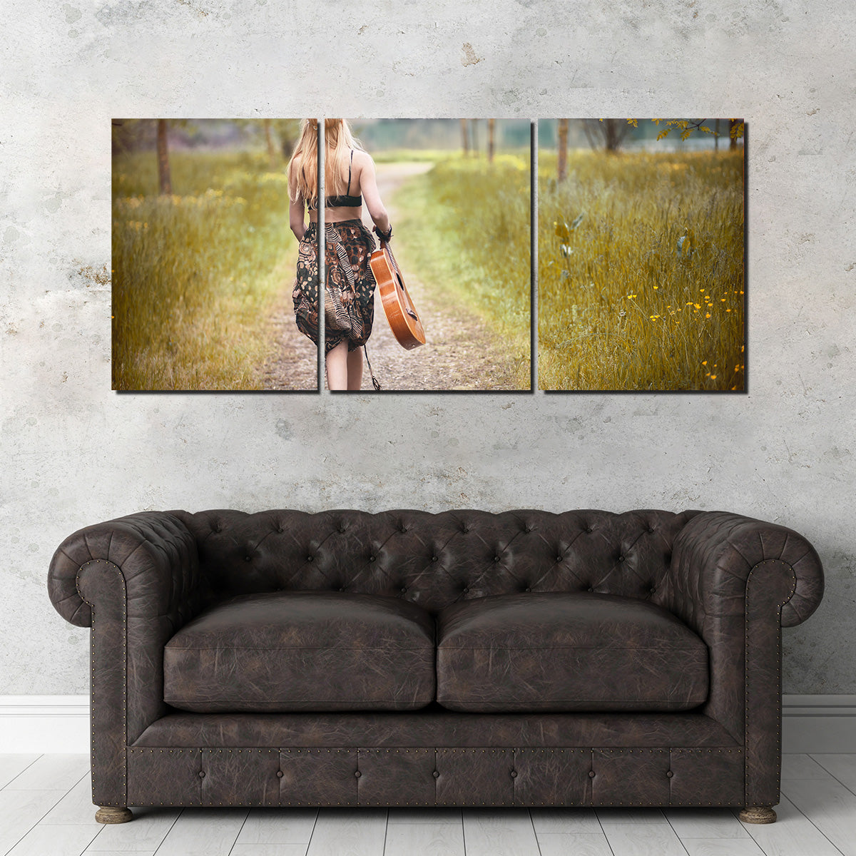 Hippie Woman Wall Art