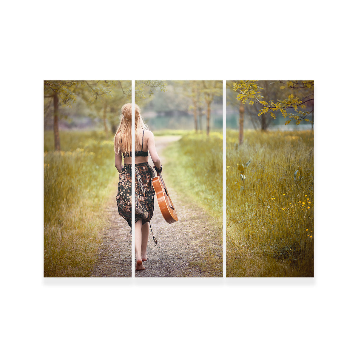 Hippie Woman Wall Art