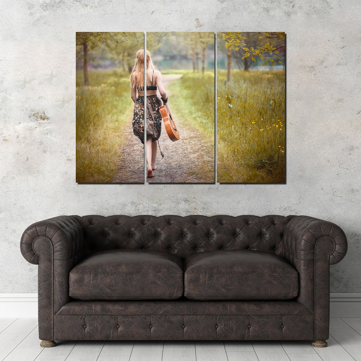 Hippie Woman Wall Art