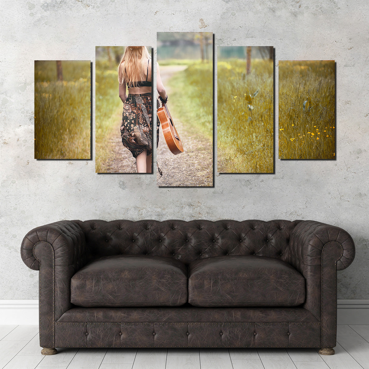 Hippie Woman Wall Art