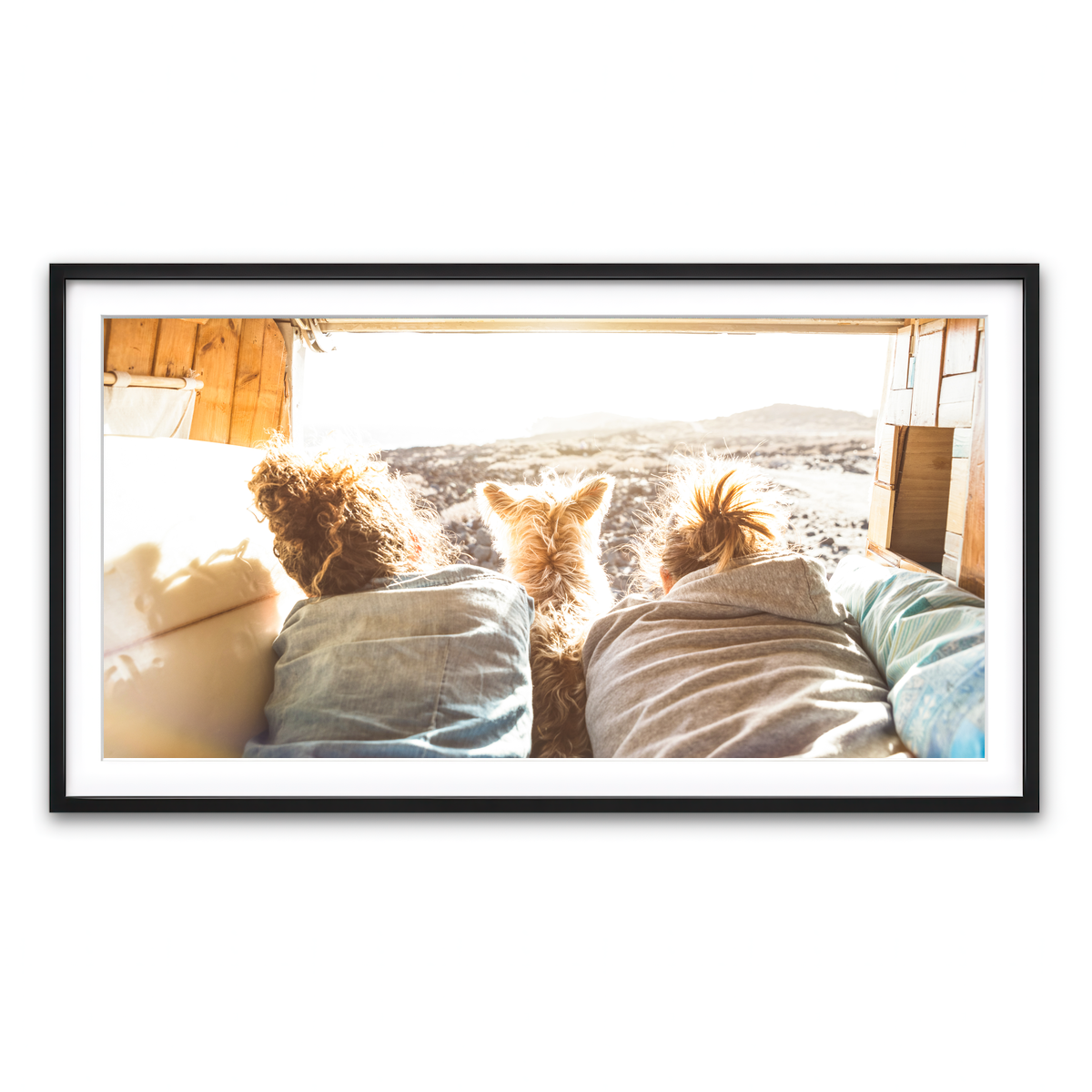 Framed Print 2x1 Black