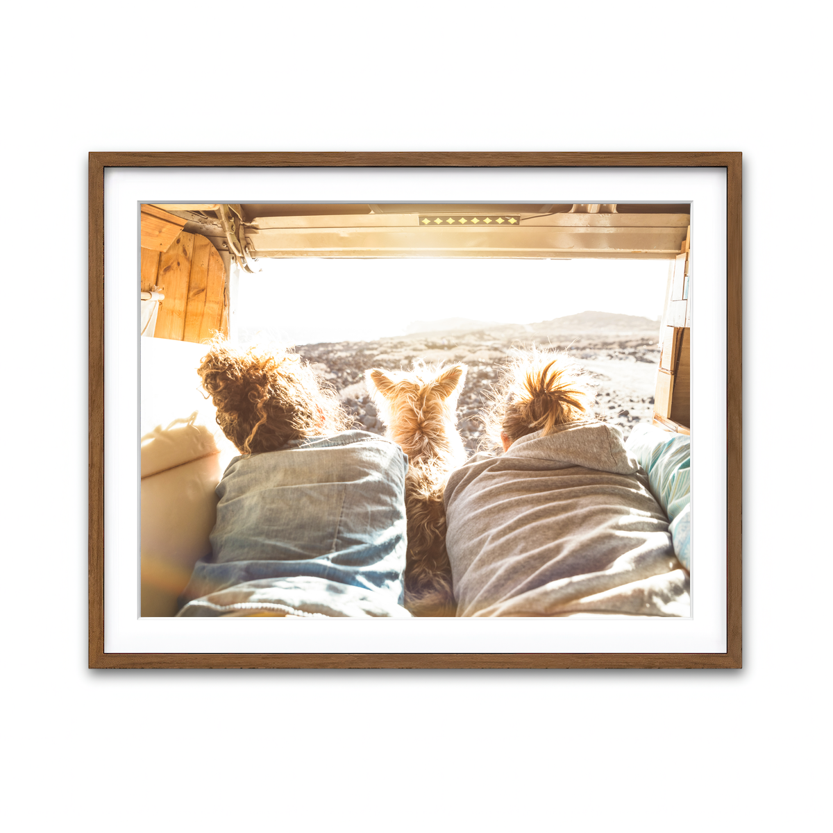 Framed Print 4x3 Walnut